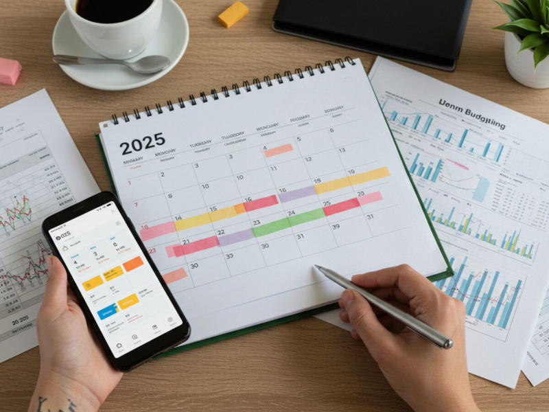 Personal Finance Calendar 2025: How to Organize Income, Expenses and Goals - Verified by FangWallet